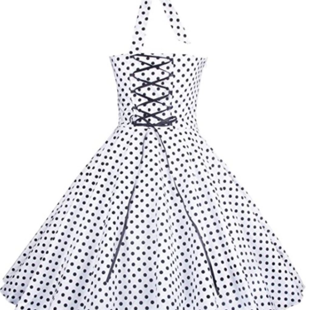 50's Rockabilly Flare Dress Size SM - Picture 3 of 7